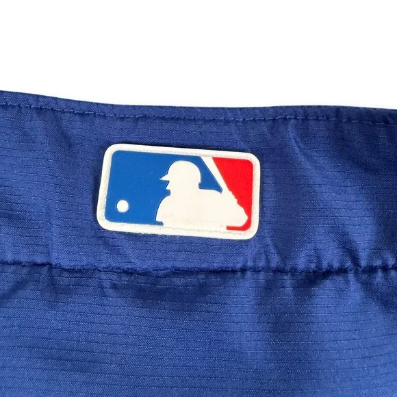 Los Angeles Dodgers Jacket Mens L Blue 1/4 Zip MLB Cool base Dugout VIntage